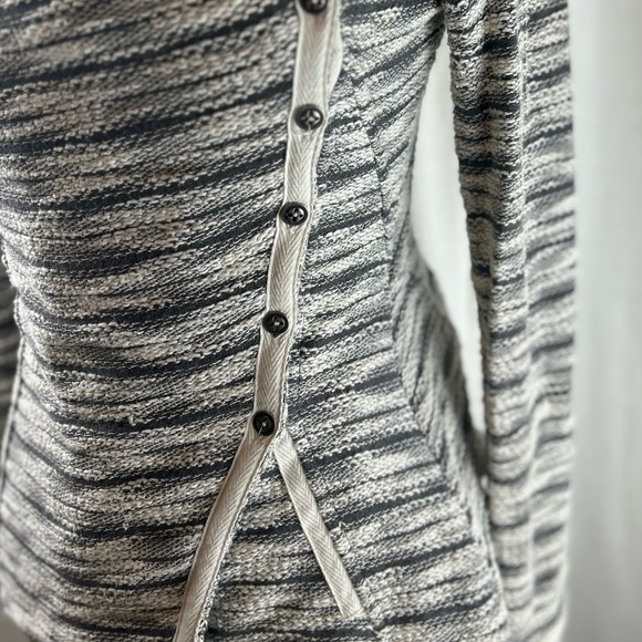 Anthropologie Saturday Sunday Black and White Cowl Neck Sweater - Picture 5 of 9